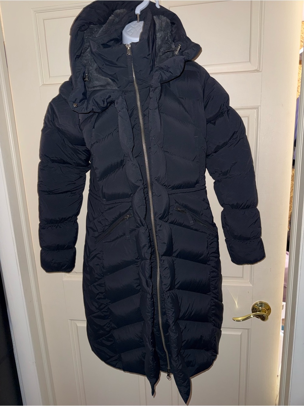 Women’s black Columbia Ember Springs Long down jacket size small